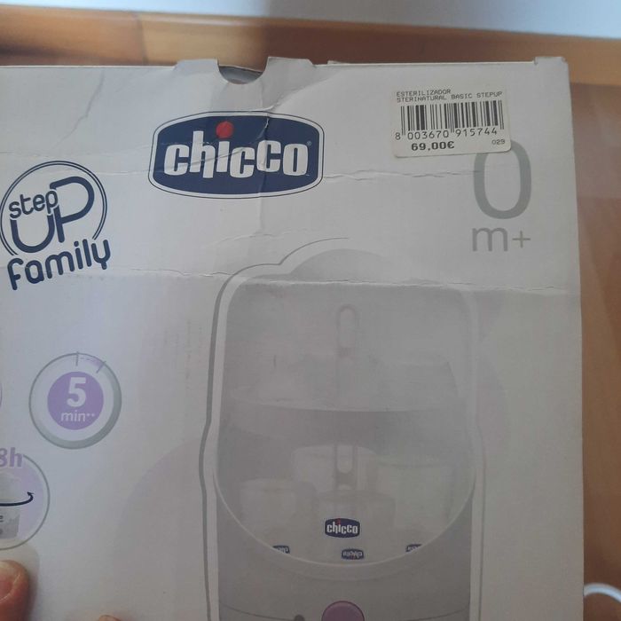 Esterilizador de biberons da CHiCCO, quase novo.