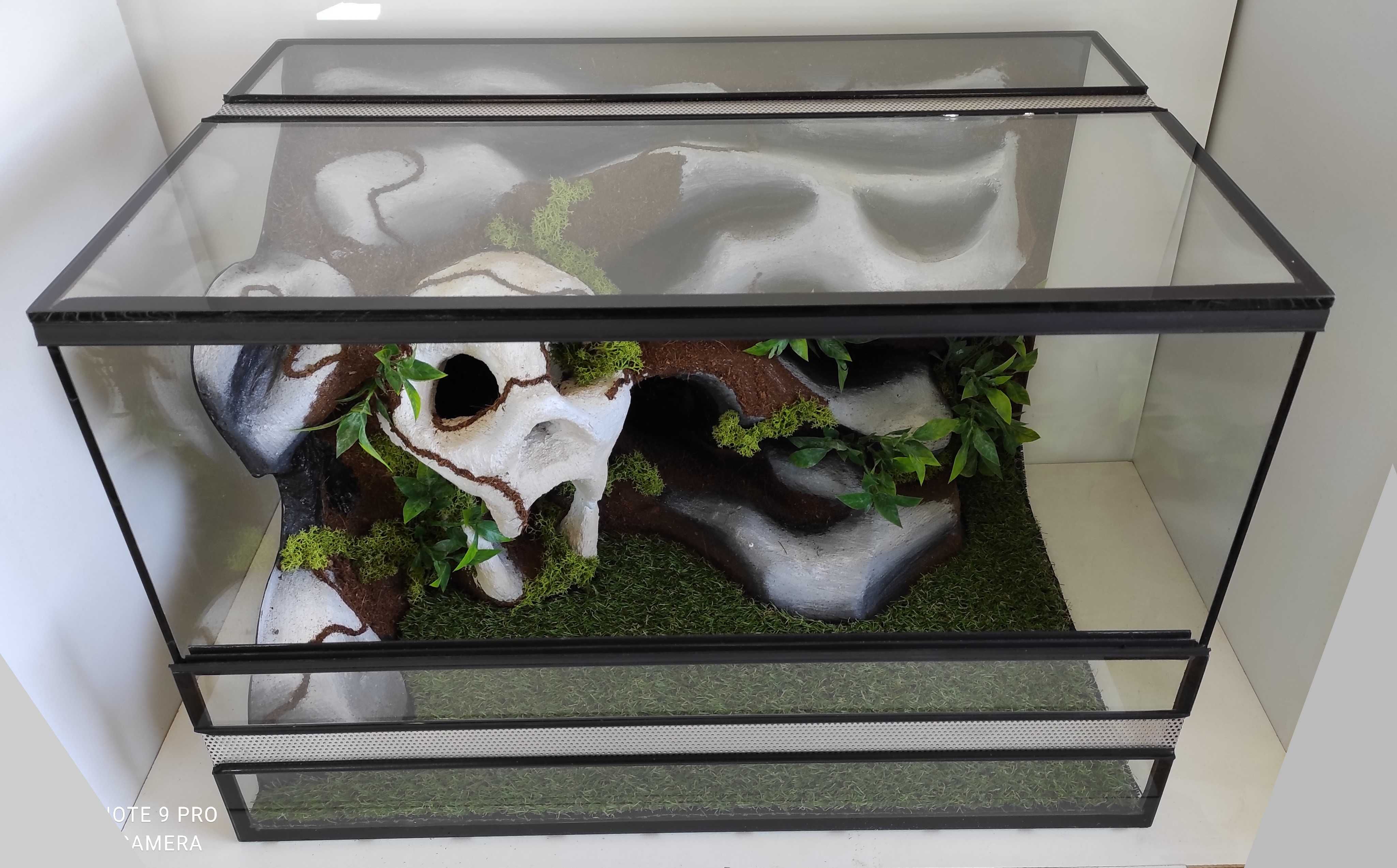 Terrarium dla węża, boa, pytona, zbożowego, TW08Cz, AquaWaves