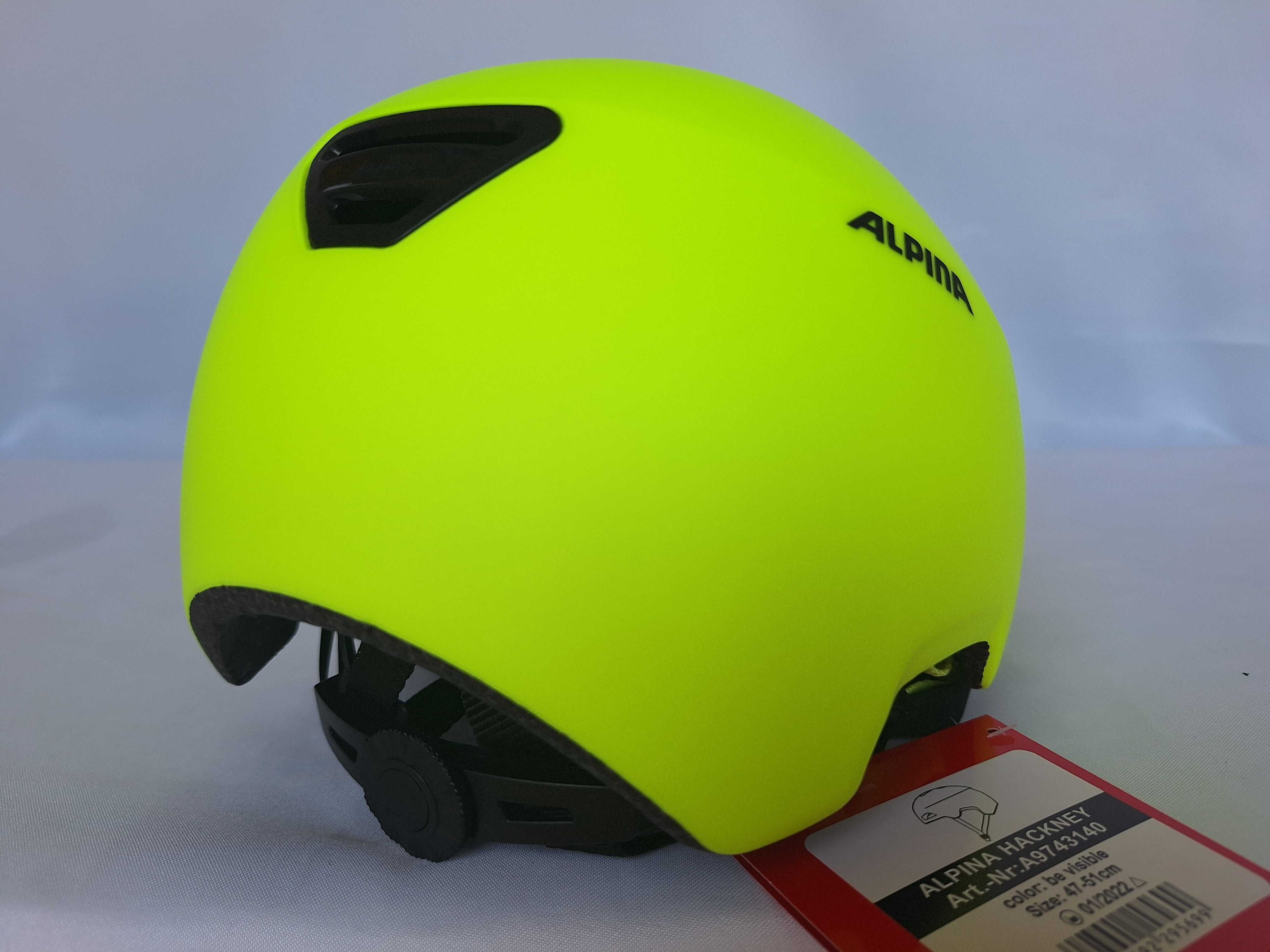 Kask rowerowy dziecięcy Alpina Hackney Be Visible XS/S 47-51cm