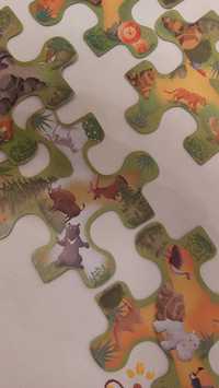 Dwustronne puzzle Zwierzęta