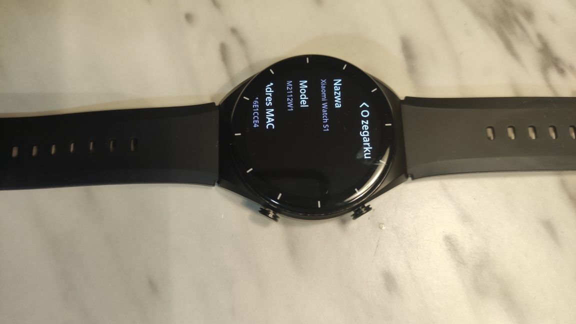 Xiaomi watch S1 czarny