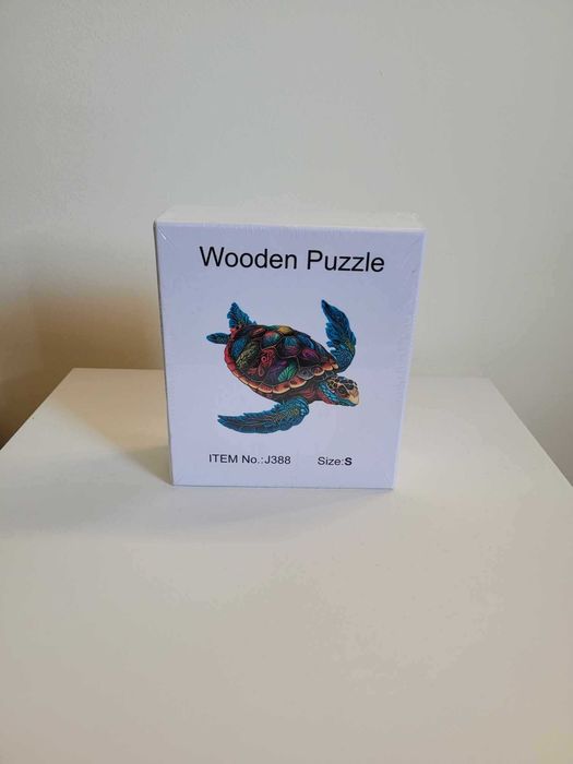 Puzzle 3D Drewniane Układanka dla dzieci i dorosłych - Żółw