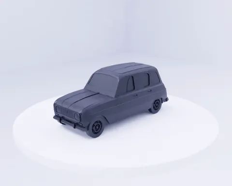 Renault 4L Clássico Modelo Carro Francês