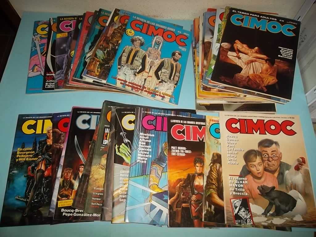 Colecções espanholas CIMOC - COMIX - ETC