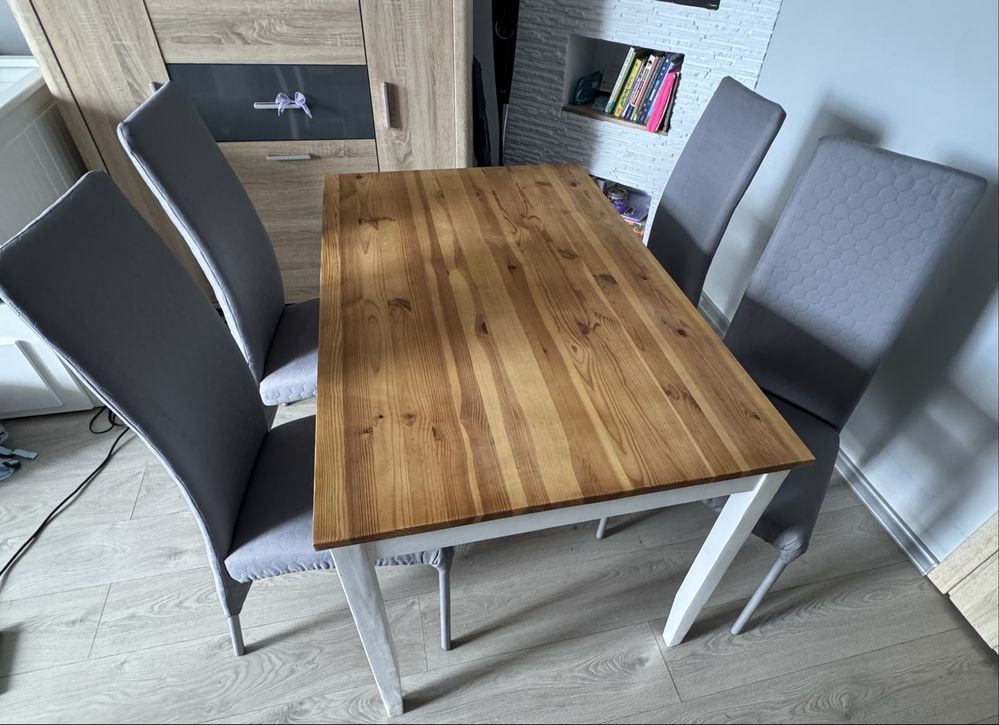 Stół z krzesłami Lehman ikea