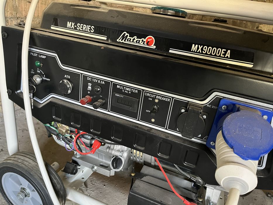 Продам бензиновий генератор Matari MX9000EA | 6 кВт | 83 мотогодини
