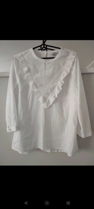 Bluzka biała cienka