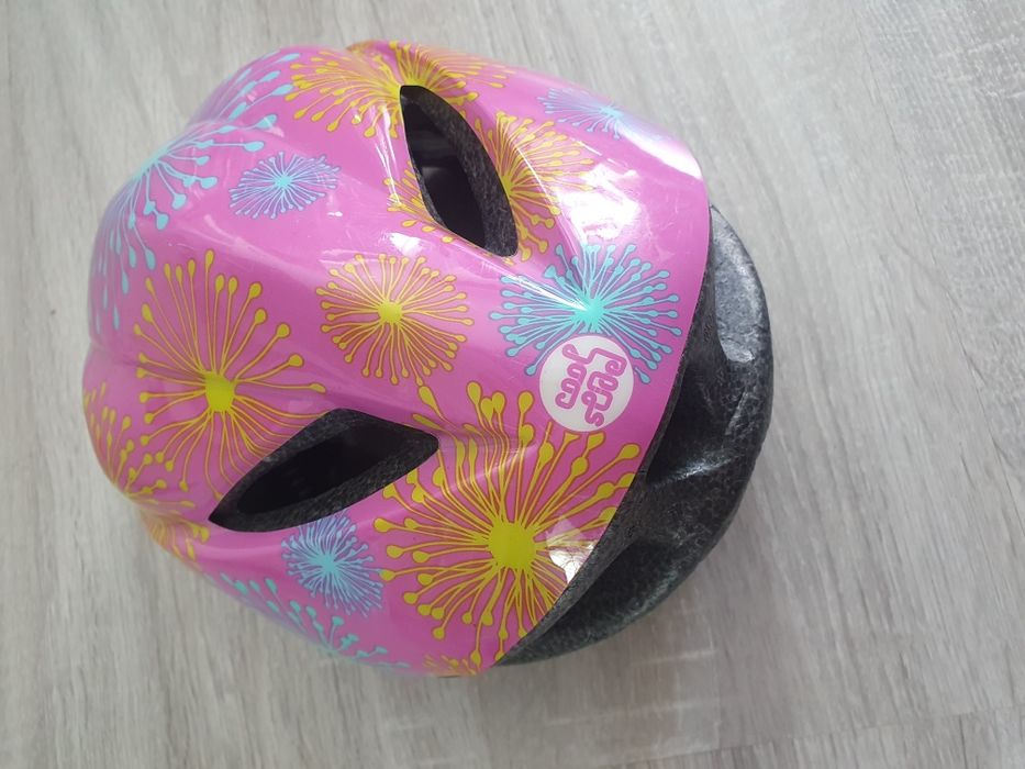 Kask na rower r S dla dziewczynki