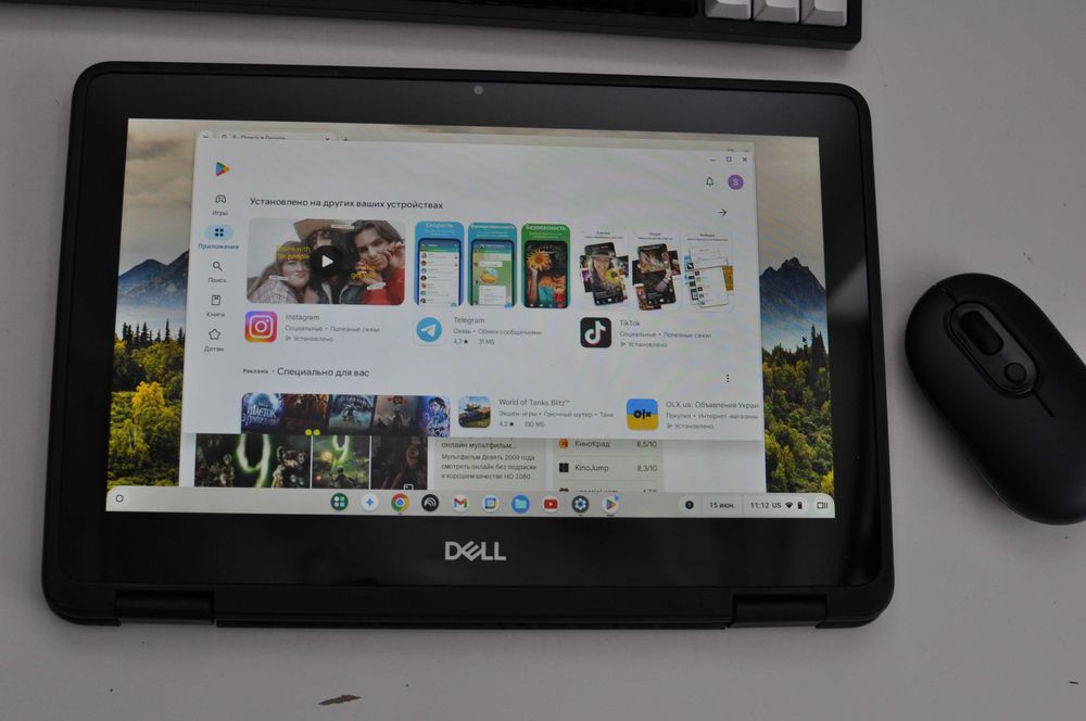 Ноутбук + планшет Dell Chromebook 11-3100 Трансформер Сенсорний 2в1