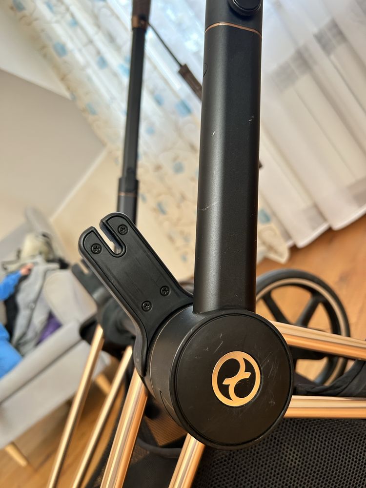 Cybex priam 2.0 platinium rose gold
