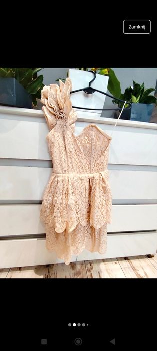 Sukienka damska młodzieżowa elegancka Sylwester impreza S święta