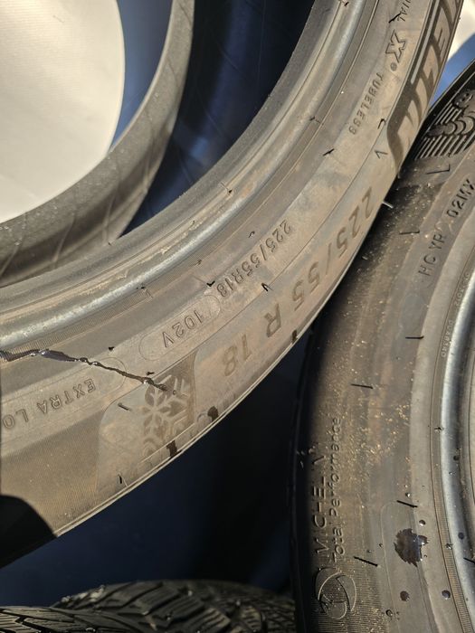 2022r Michelin 225/55R18 Pilot Alpin 5 Bieżnik 5.5mm ŁADNE !