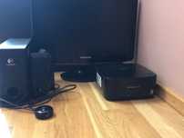 Mini komputer Dell Inspiron Zino HD WiFi DVD + monitor,głośniki