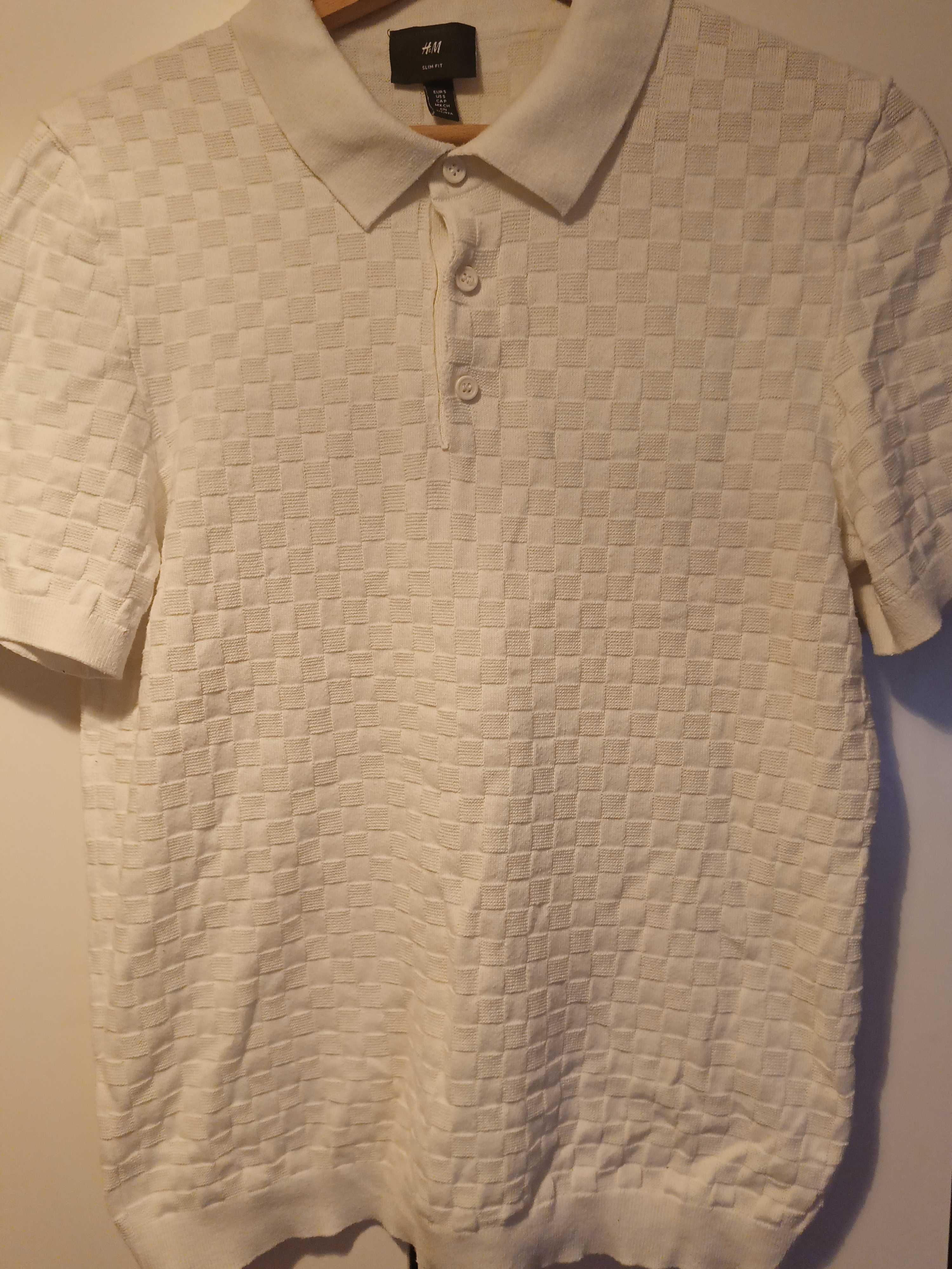 Biała koszulka polo