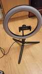 Lampa pierścieniowa Tracer RGB Ring 26 cm ze statywem