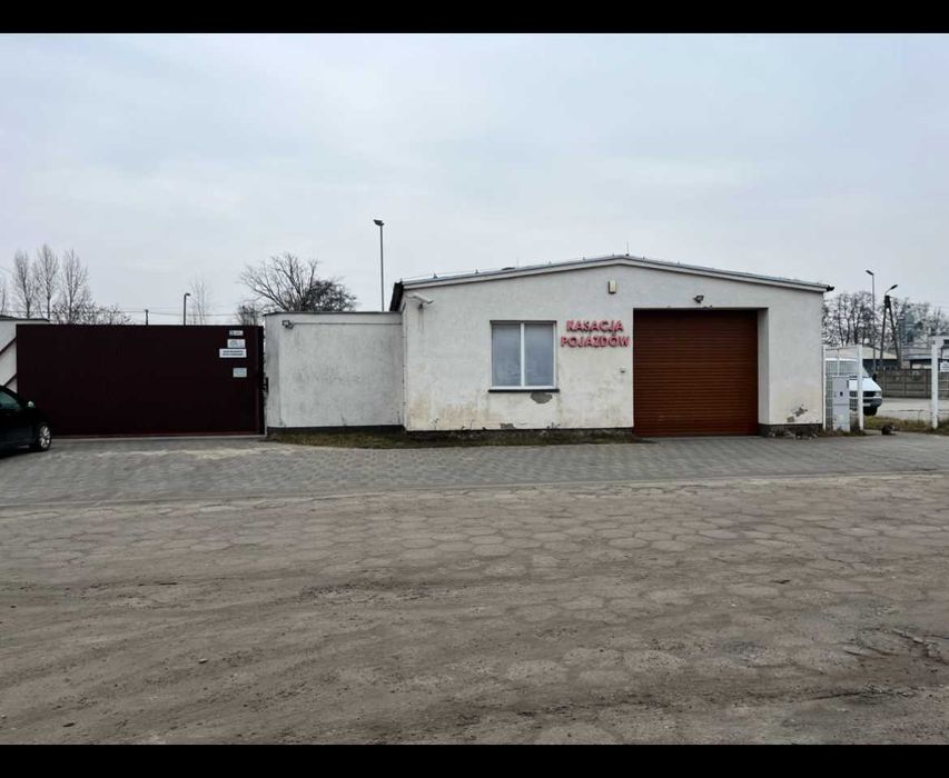 Plac Hala Magazyn Warsztat Samochodowy  Hurtownia