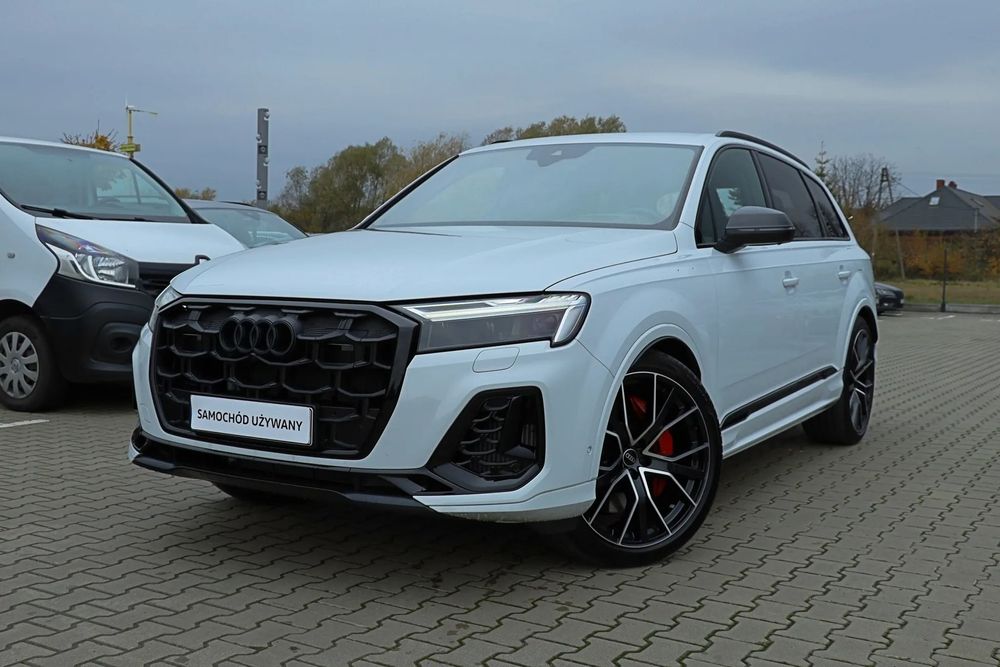Audi Q7 Uszkodzone | MATRIX | 490 KM | ACC | Sline | Head-up | Oś skrętna |