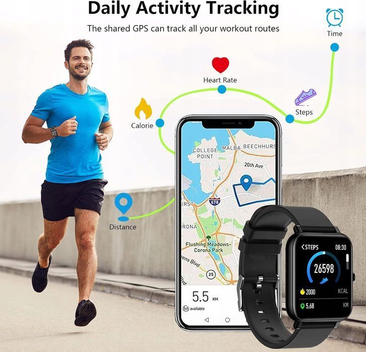 outlet idealroyal smartwatch sportowy krokomierz monitor tętna