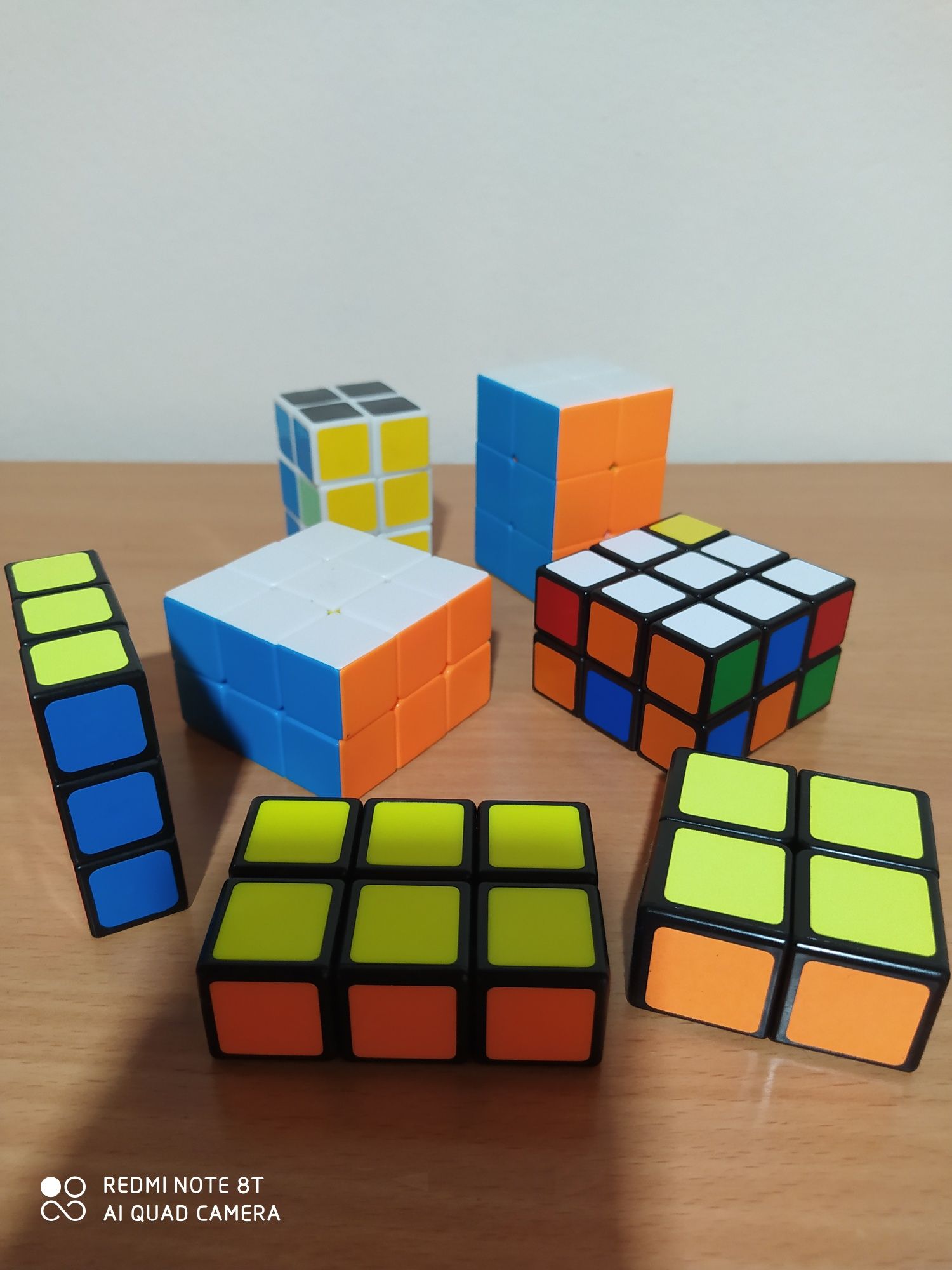 Cubo mágico - 1x2x2, 2x2x3, 2x3x3 e 1x2x3