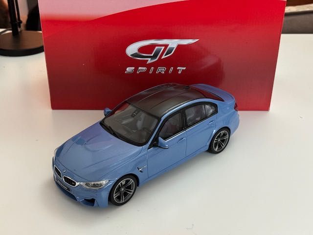 1:18 GT Spirit BMW M3 (F80) Limousine / Yas Marina Blue / GT055