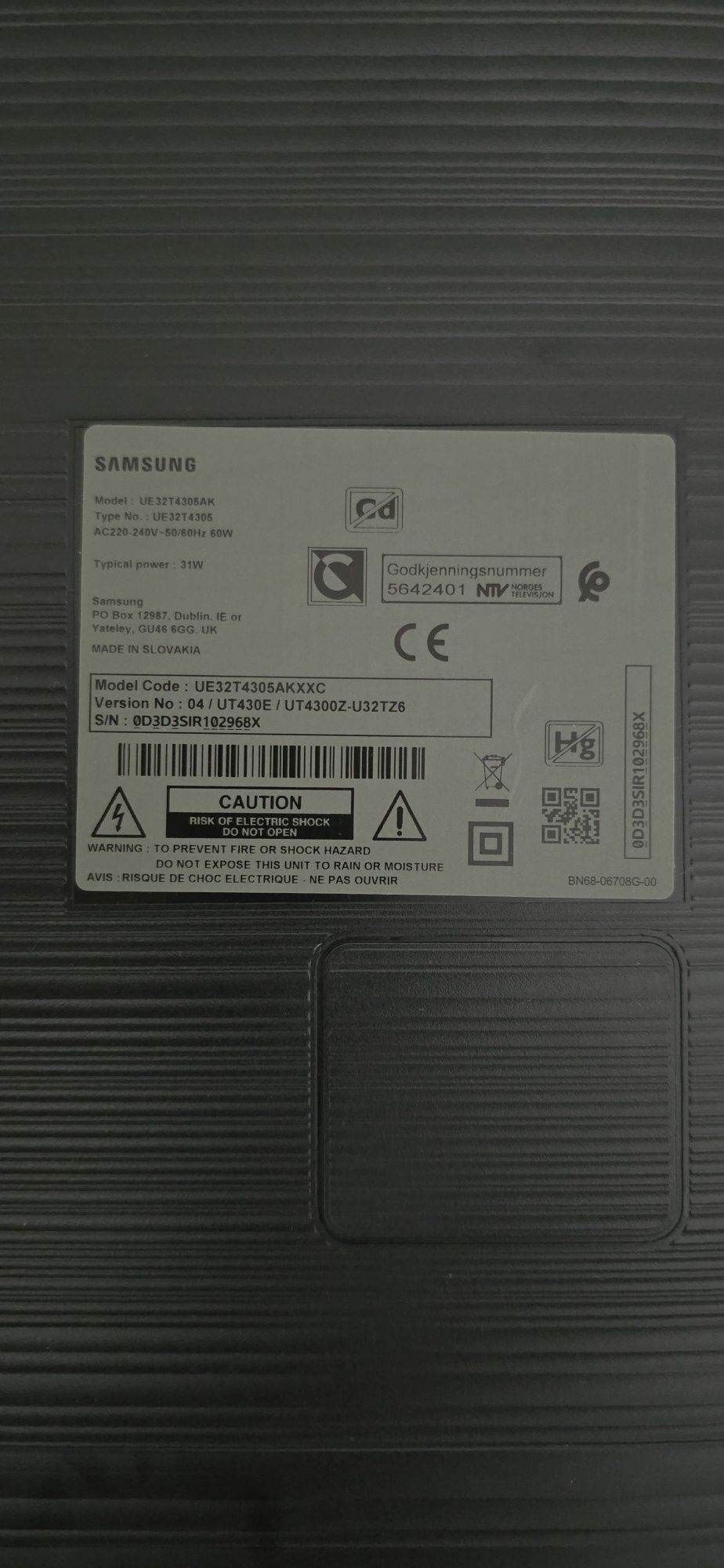 TV Samsung T4305 SmartTV 32" LED HD Ready