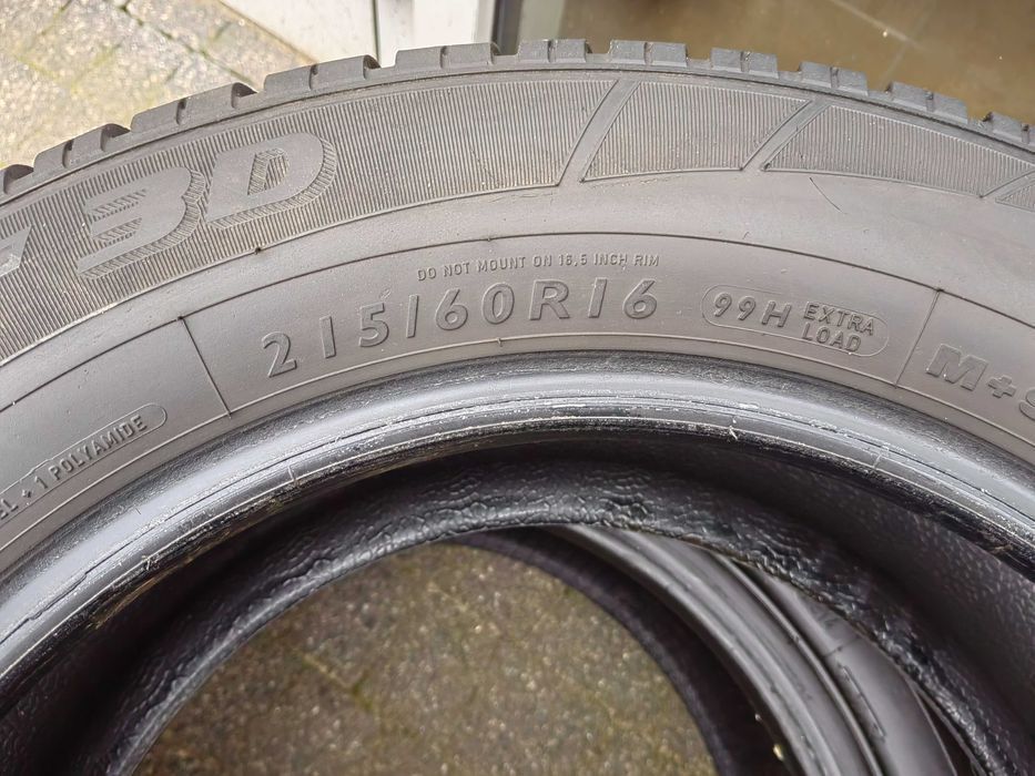 215/60R16 99H Dunlop SpWinter Sport 3D pojedyncza zimowa