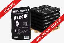 Wysokiej jakości Węgiel ORZECH 25-50 mm - Worki 25KG - 1 Tona