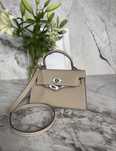 Сумка Hermes Kelly 20 mini epsom etain, Ермес Келлі міні, Эрмес Келли