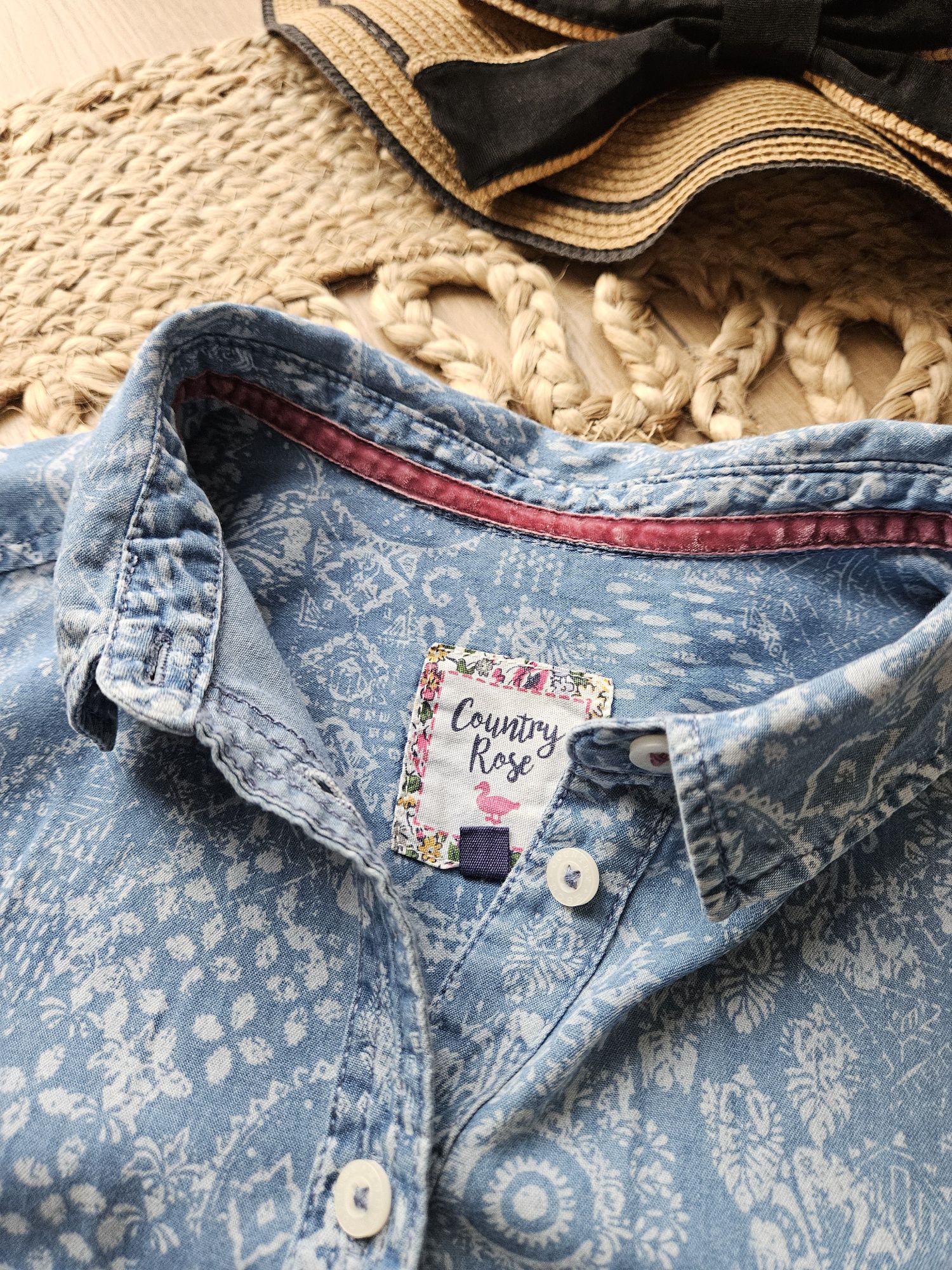 Koszula damska marki Country Rose cottagecore  folk boho L