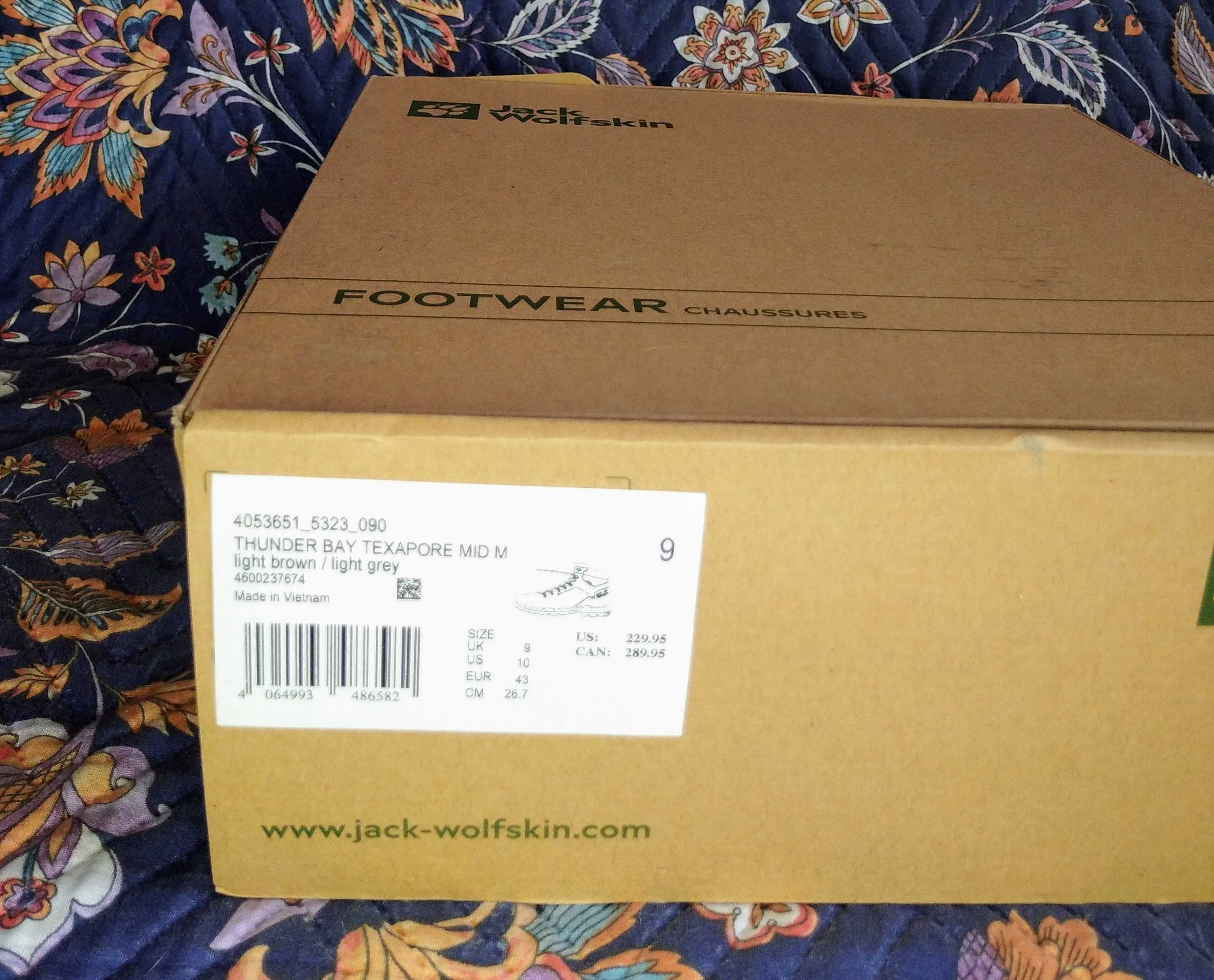 Нові зимові черевики Jack Wolfskin UK 9 (US 10, EUR 43, 26.7 см)