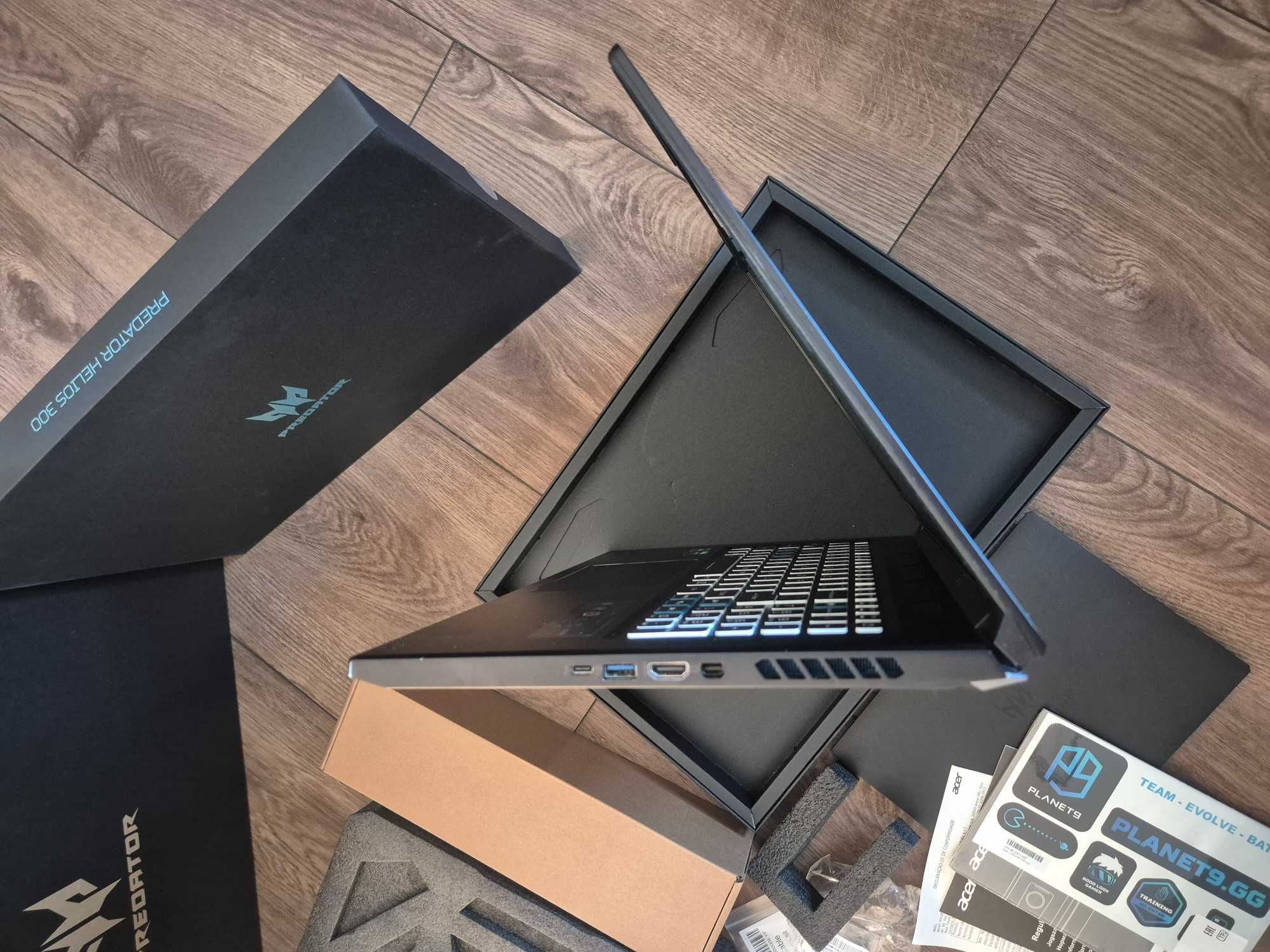 JAK NOWY ACER PREDATOR helios 300 17'okazja 3050ti i5 gamingowy laptop