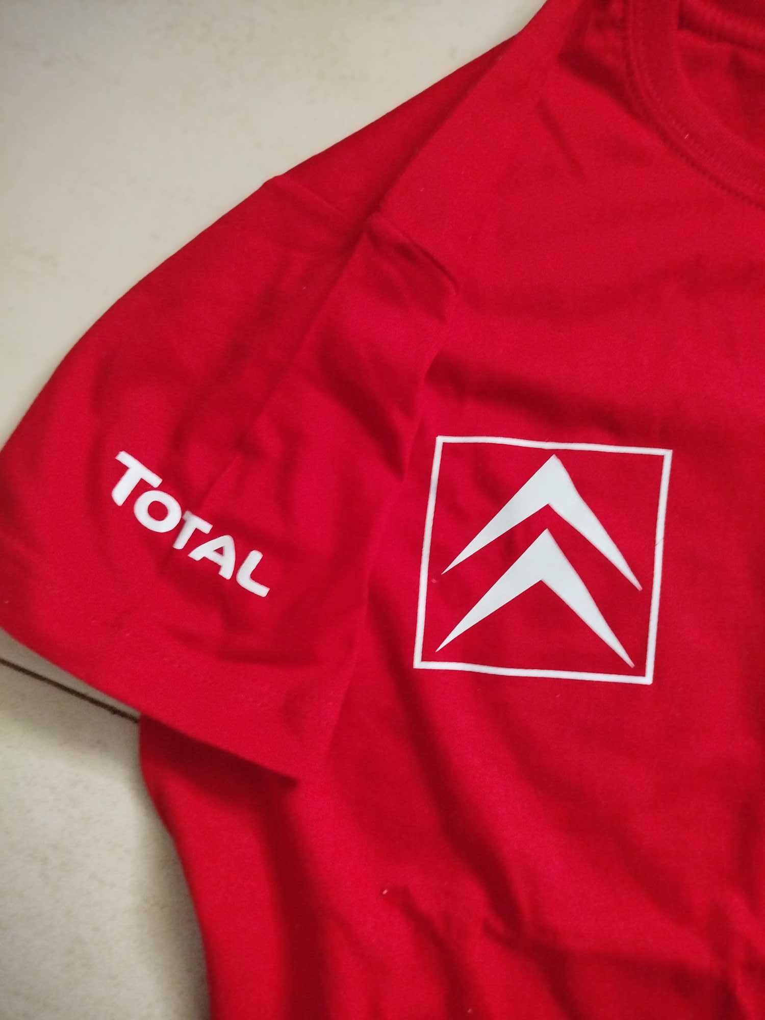 T-shirt , citroen, total merchandising rally de Portugal 2007