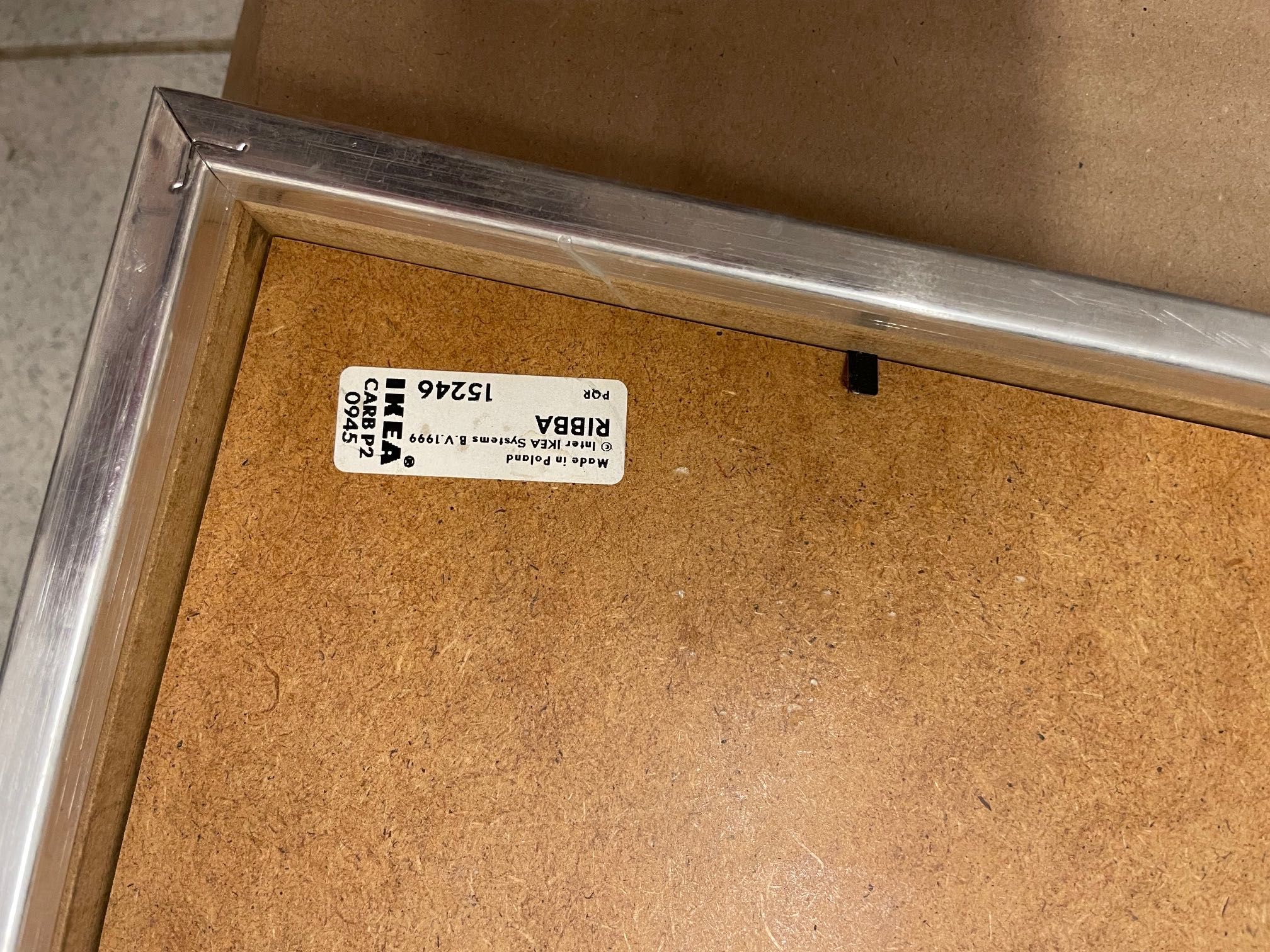 Rama  aluminiowa IKEA  72x52 Ribba 2 szt.