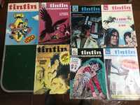 Lote de Revistas "Tintin" dos anos sessenta e setenta