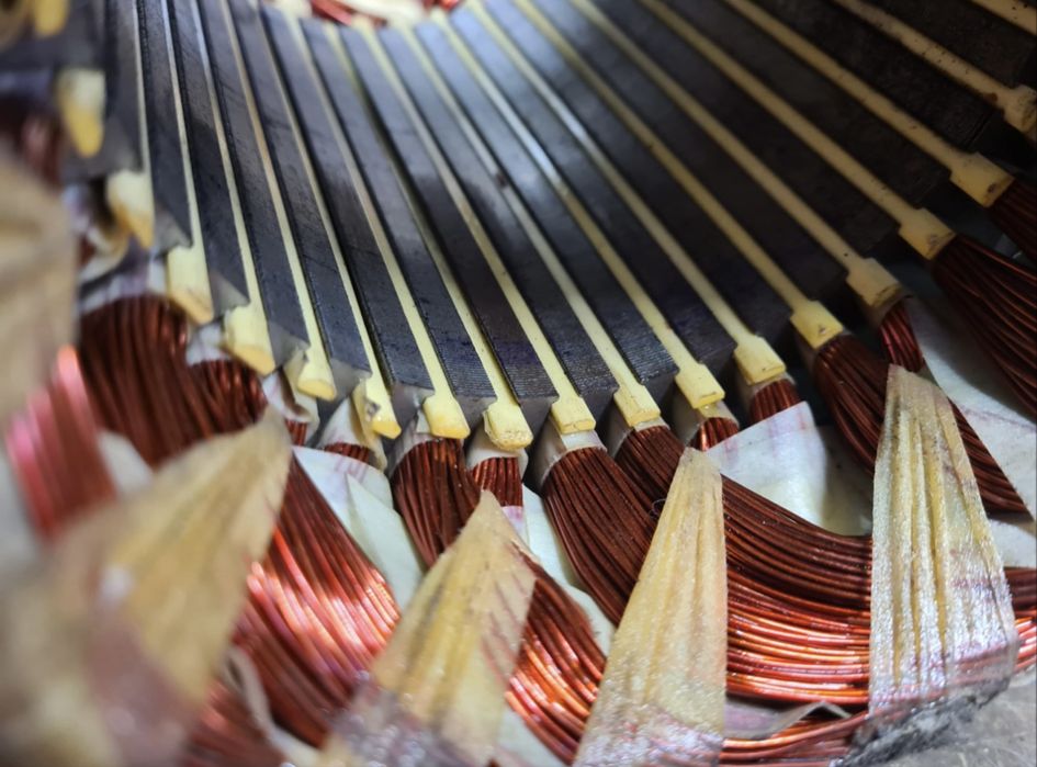 Przezwajanie przewijanie silników elektrycznych pomp prądnic agregatów