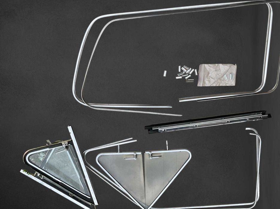 Молдинги бокового стекла Нива ваз 2121.21213 хром (пара)