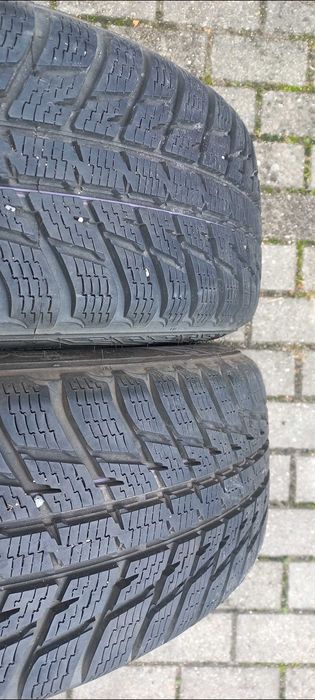2 śliczne opony zima Nokian 215/60r17  2x9mm +2x Pirelli gratis