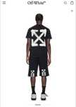 Off- white крстюм шорти футболка