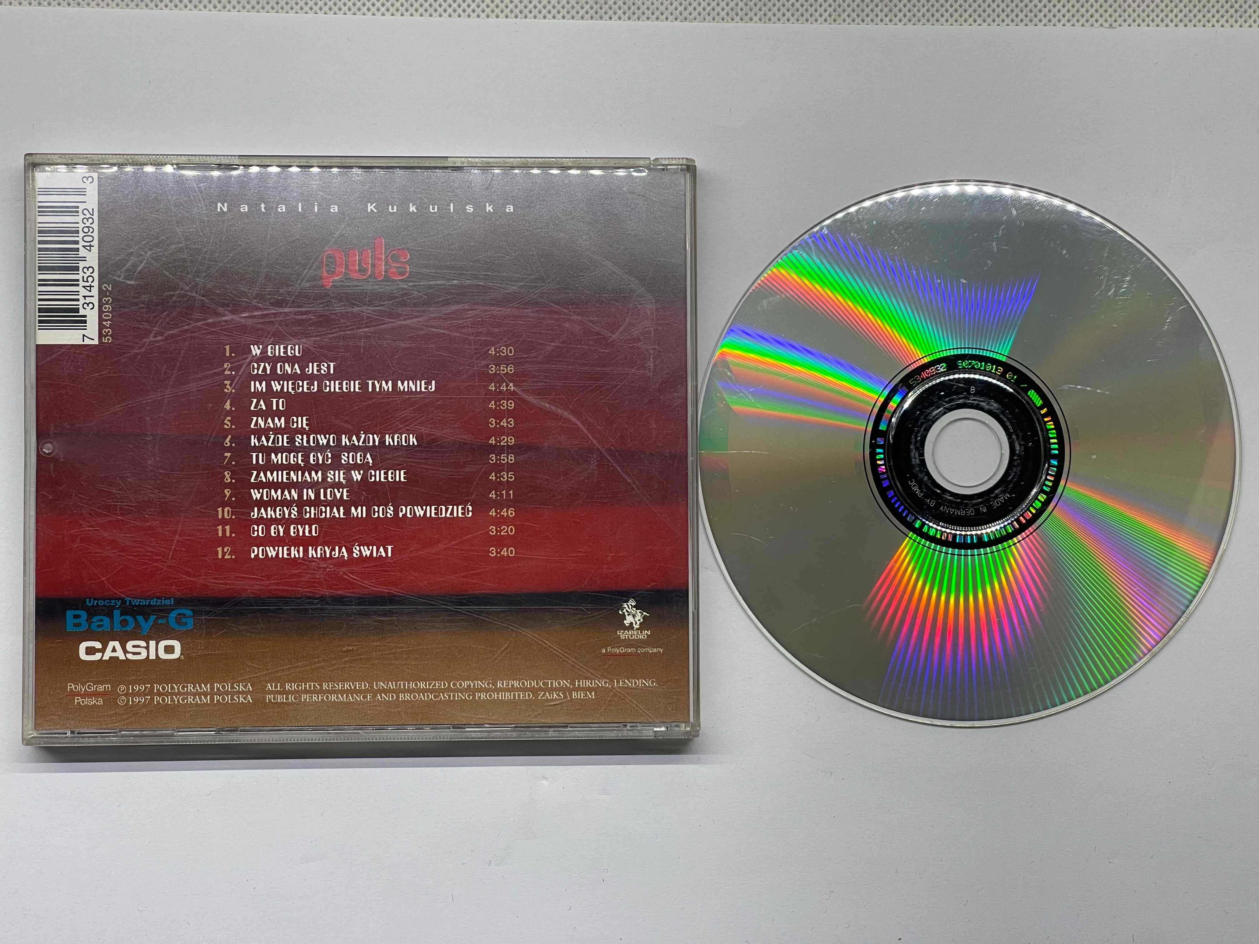 CD Natalia Kukulska – Puls (1997, PolyGram Polska)