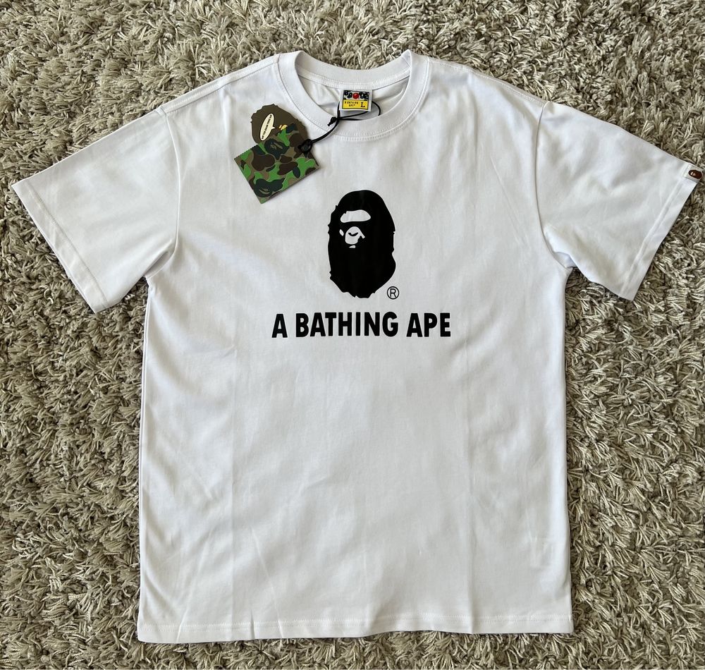 A bathing ape bape off white футболка