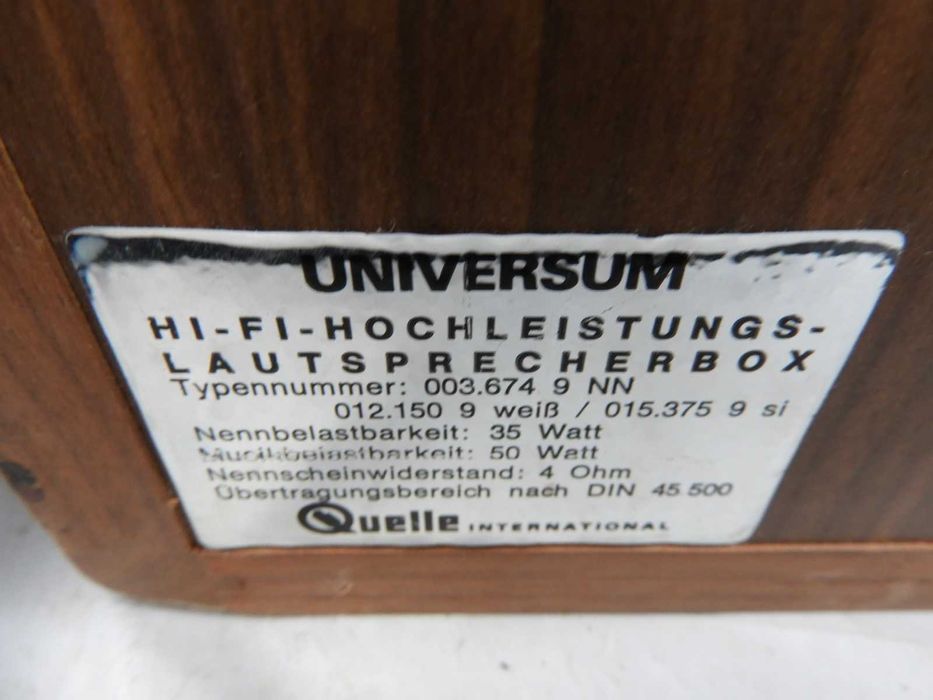 Kolumny universum 003.674 vintage do zestawu audio