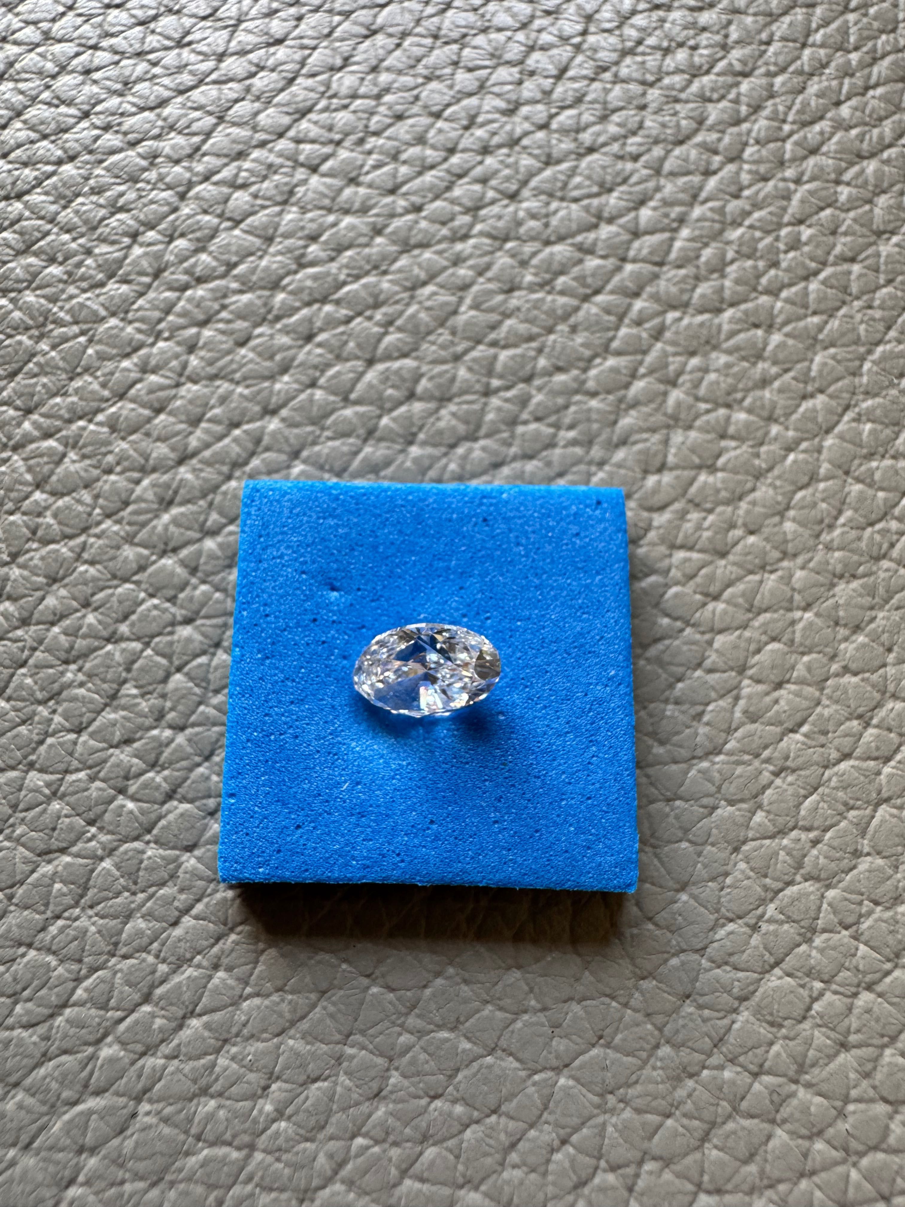 Naturalny Diament INWESTYCJA 1.01 ct G/ VS2 oval Certyfikat GIA SKLEP!