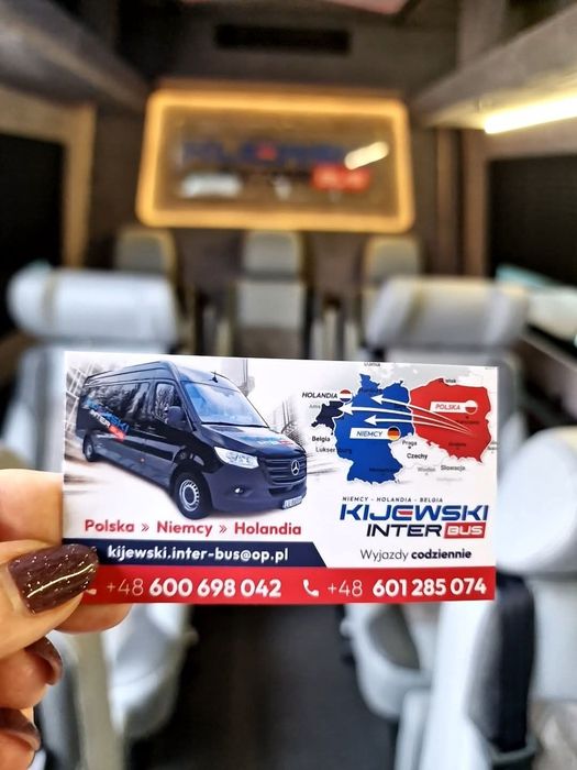 Busy do Holandii Belgii Niemcy