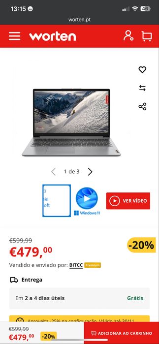 Vendo Portatil em Otimo estado!