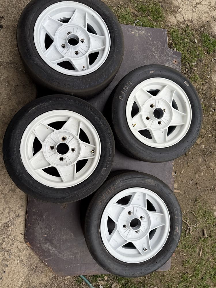 Koła, felgi ATS 13 6j 4x100, slick AVON, kjs,wyścigi, rajdy
