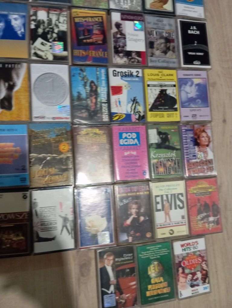 kasety magnetofonowe pakiet 57 sztuk