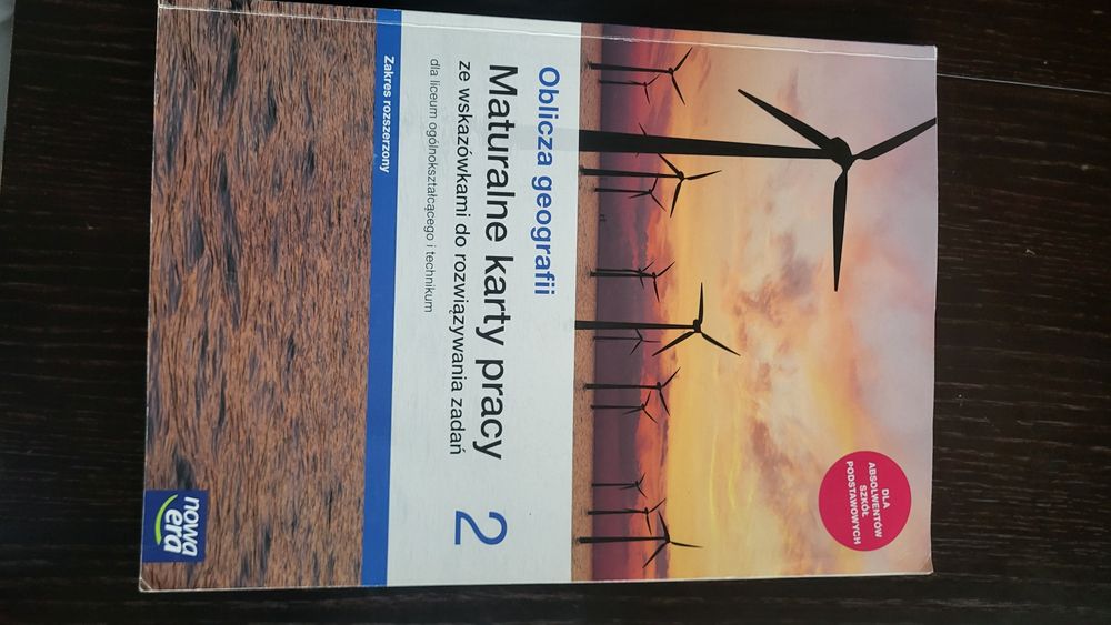 Oblicza geografii 2. Maturalne karty pracy. Nowa era.  Zakres rozszerz