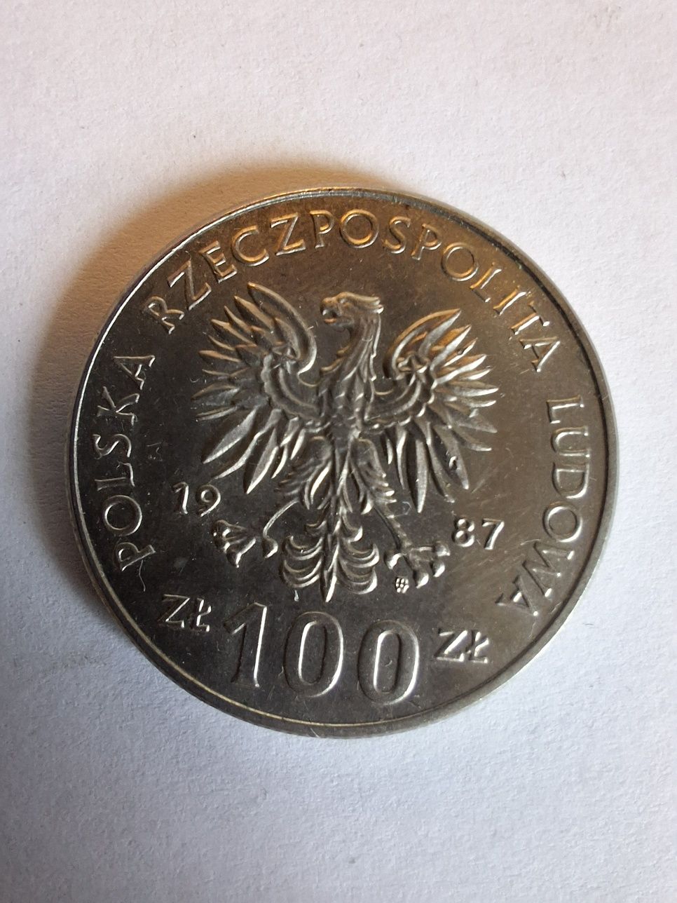 Moneta Kazimierz Wielki 100 zł 1987