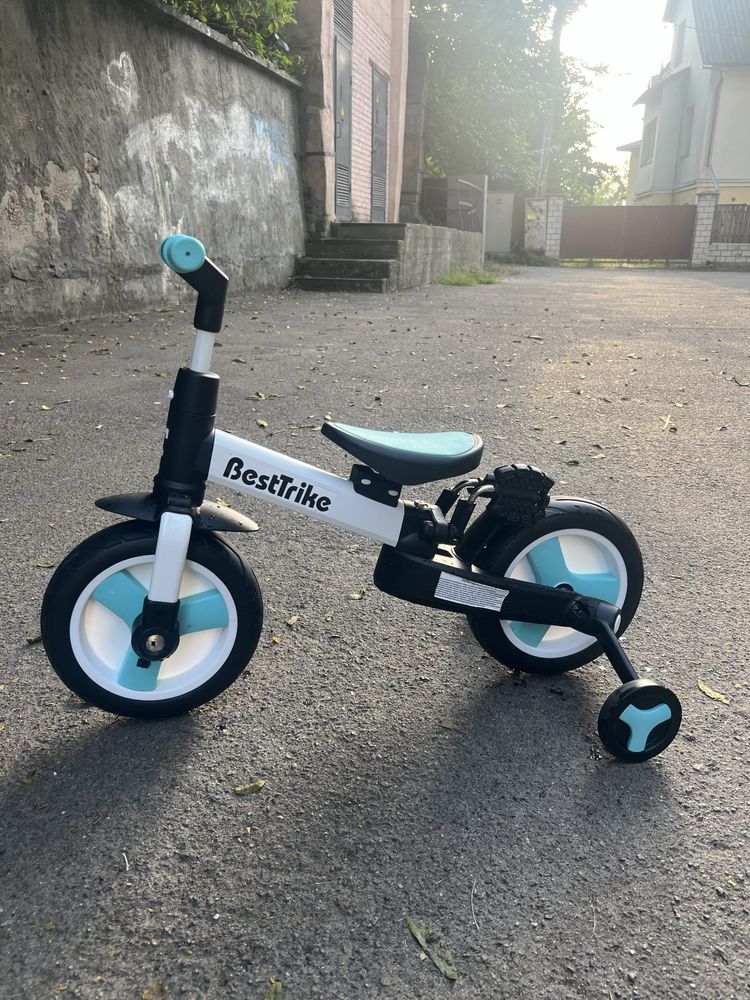 Дитячий велосипед-трансформер 3в1 Best Trike зі знімними педалями