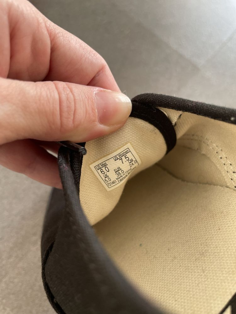 Vans кеди на шнурках 24 см устілка